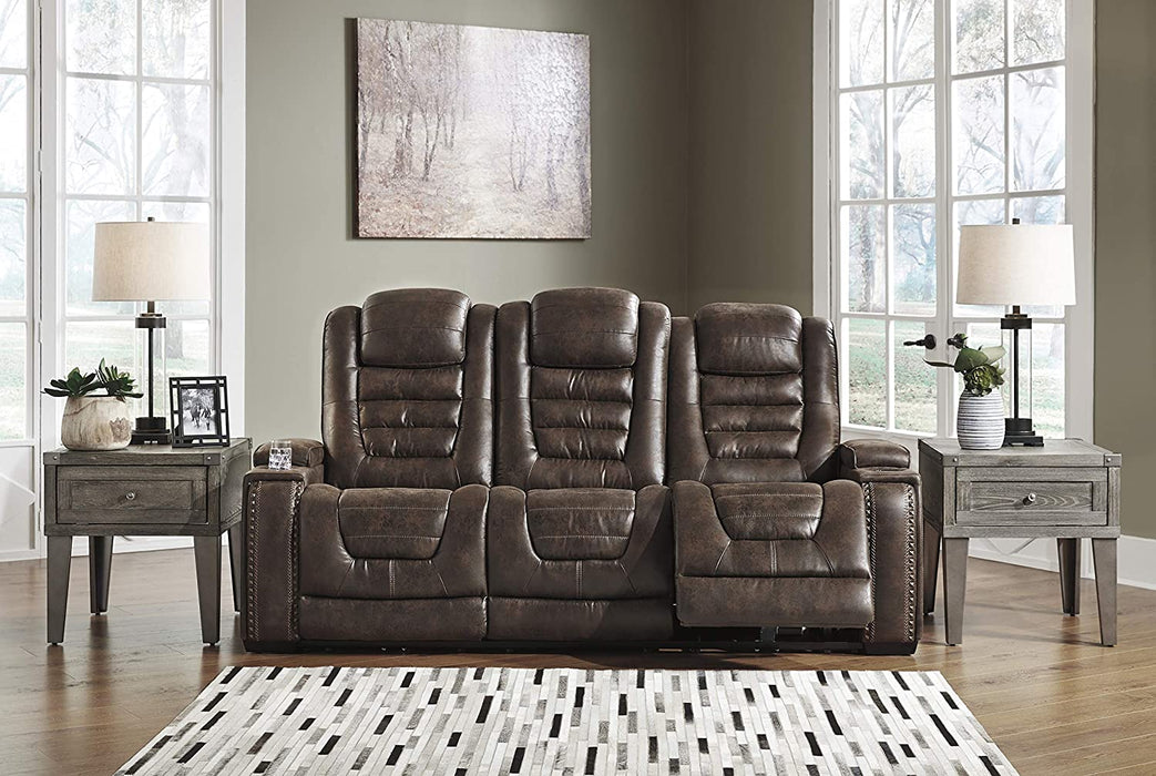 Adjustable Power Reclining Sofa with Storage