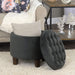 Velvet Tufted Ottoman with Storage for Home Decor