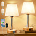Set of 2 Minimalist USB Touch Table Lamps