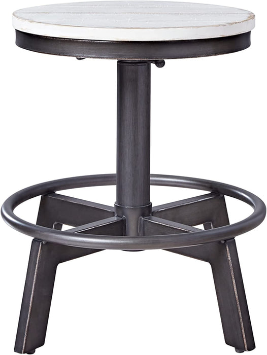 Torjin Industrial Adjustable Height Barstool