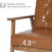 Retro Leather Armchair for Home or Office