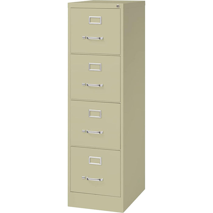Commercial 4 Drawer Vertical File Cabinet - Putty