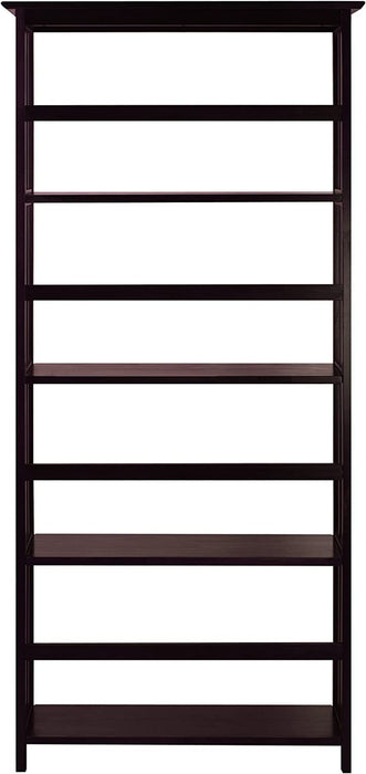 Espresso 5-Shelf Mission Bookcase