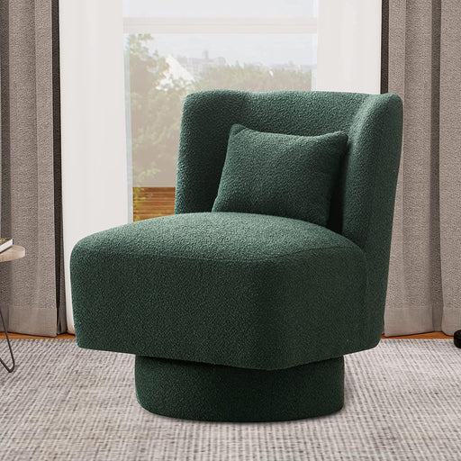 Comfy Green Swivel Chair for Any Room