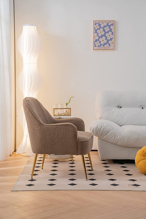 Velvet Tufted Accent Chair for Living Room