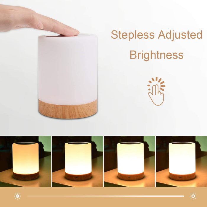 Touch Portable Table Lamp, Dimmable Warm White Light