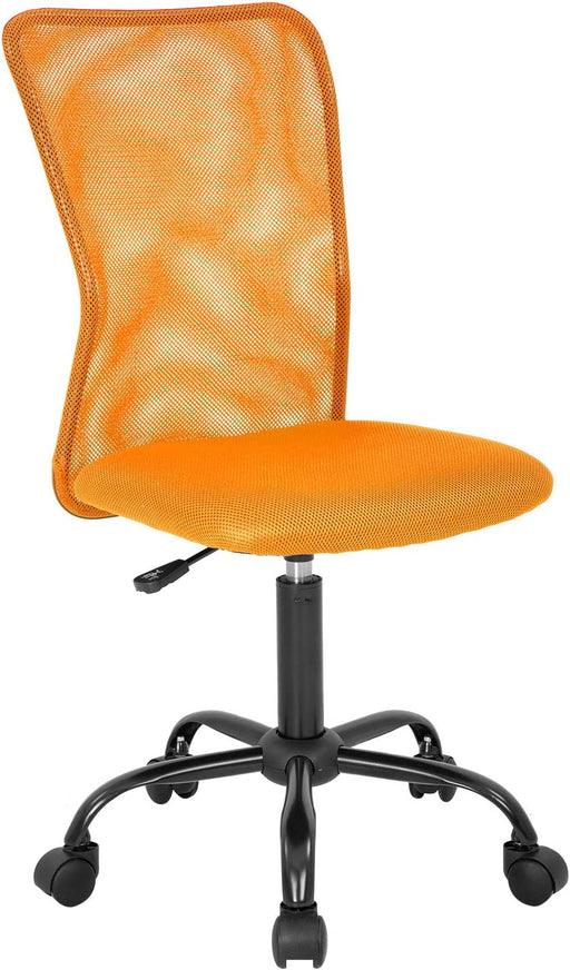 Ergonomic Mesh Office Chair with Lumbar Support (Orange)