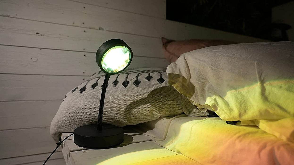 Jimei Sunset Lamp Projector Led Lights for Bedroom Night Light RGB