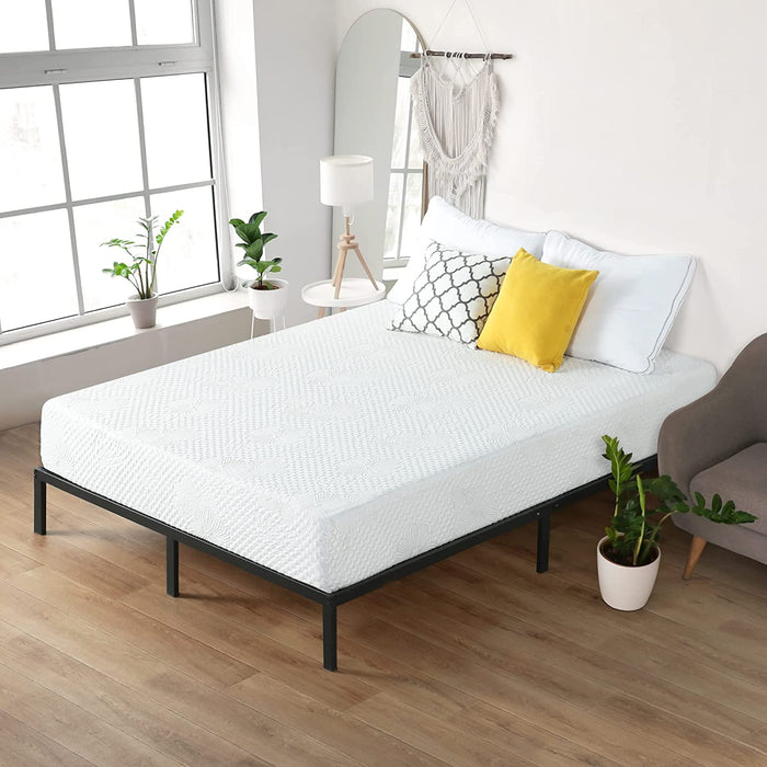 White Plush Full Memory Foam Mattress