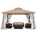 11 Ft. X 13 Ft. Steel Patio Gazebo