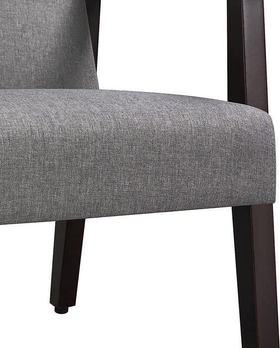 Modern Minimalist Dark Gray Accent Chair