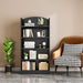 Tall 5-Tier Bookcase with Open Shelves