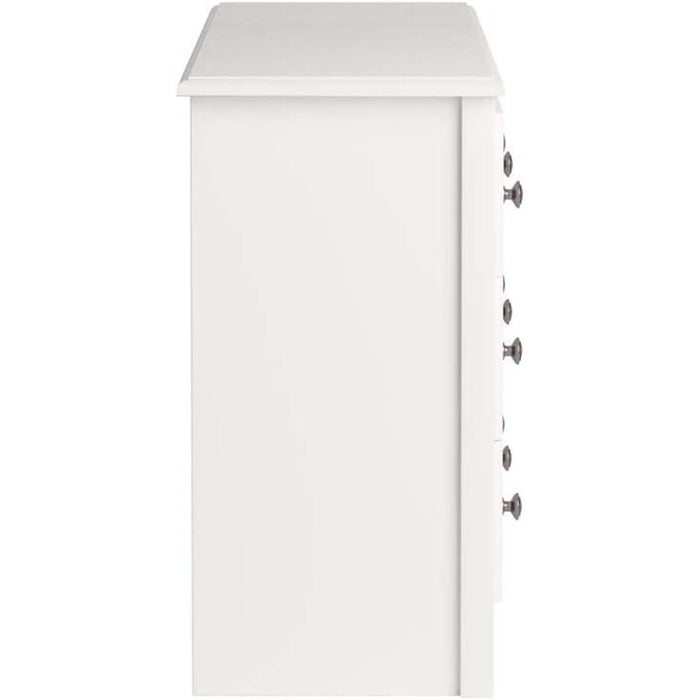 Coffee Brown/Dark Walnut Tall Dresser with 4 Removable Fabric Bins