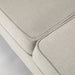 Sand Grey Modern Loveseat Sofa with Armrest Pockets