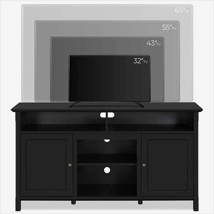 Modern Black TV Stand for 65″ Tvs