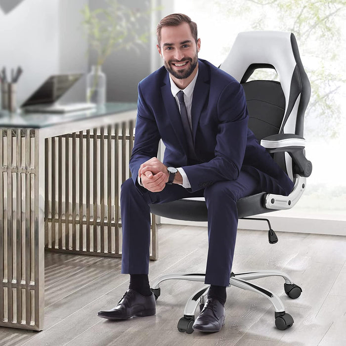 Ergonomic Swivel Chair with Lumbar Support