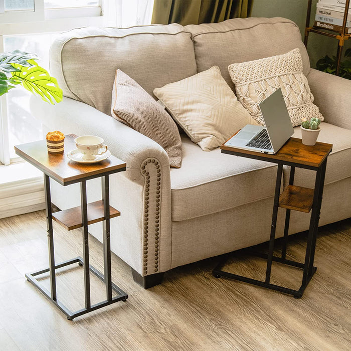 Rustic Snack Table for Small Spaces