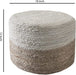 Jute Braided Pouf Ottoman for Any Room