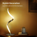 Touch Control Spiral Bedside Lamp in 3 Colors