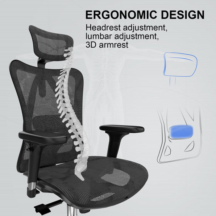 Ergonomic Mesh Office Chair with Adjustable Features