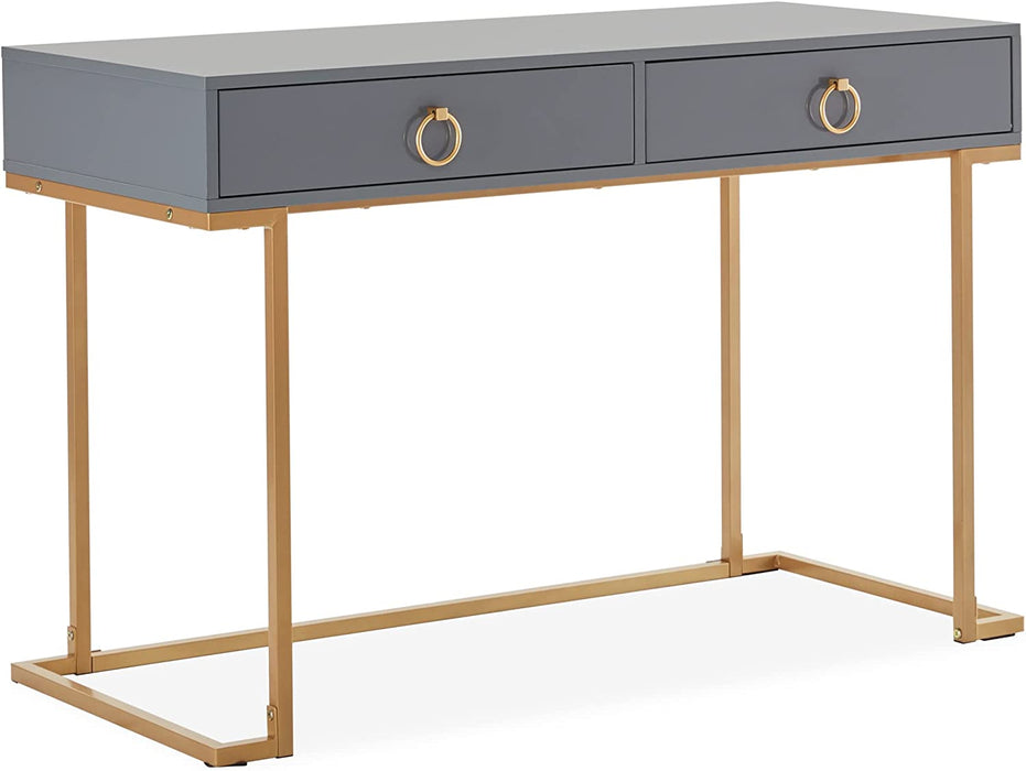 Gray Makeup Vanity Dressing Table or Home Office Desk