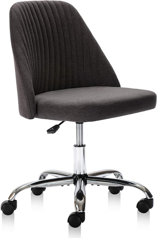 Modern Armless Swivel Chair for Home Office