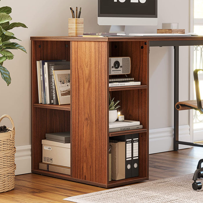 47 Inch Computer Desk with Storage Shelves