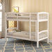 Twin over Twin Wood Bunk Bed with Ladder
