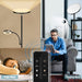 Super Bright LED Torchiere Floor Lamp with Reading Light