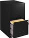 Black 2-Drawer File Cabinet - 14341
