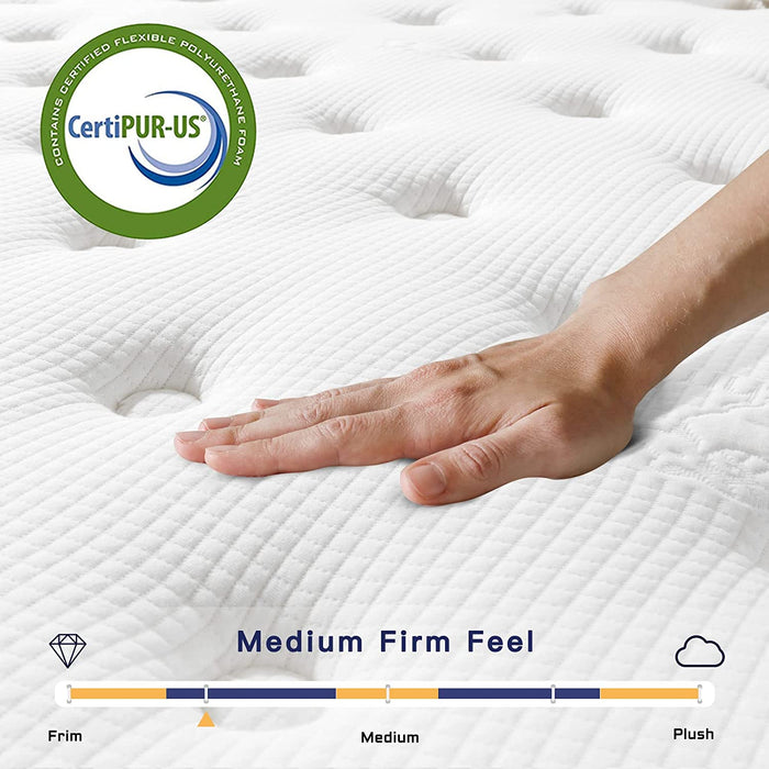 Medium Firm Twin Innerspring Hybrid Mattress