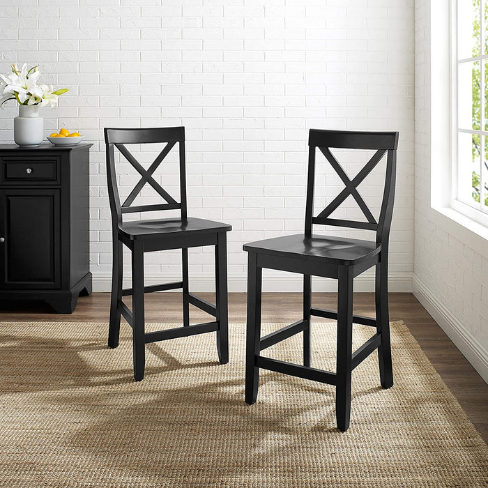 Crosley Furniture X-Back Bar Stool Set