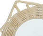 Handwoven Rattan round Wall Mirror