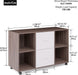 Home Office File Cabinet with Open Shelves