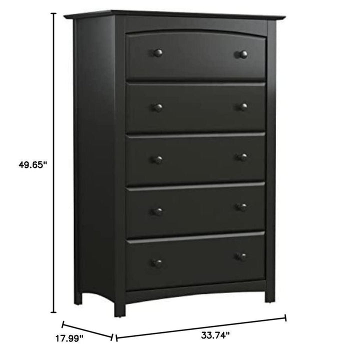 Kenton 5 Drawer Dresser for Kids Bedroom