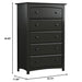 Kenton 5 Drawer Dresser for Kids Bedroom