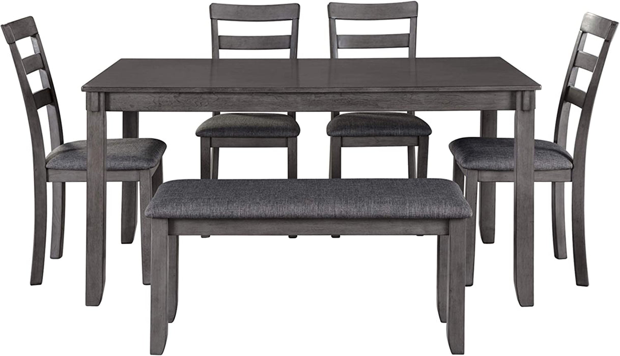 Gray Bridson Modern 6-Piece Dining Set