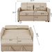 57″ Convertible Sofa Bed with Adjustable Backrest