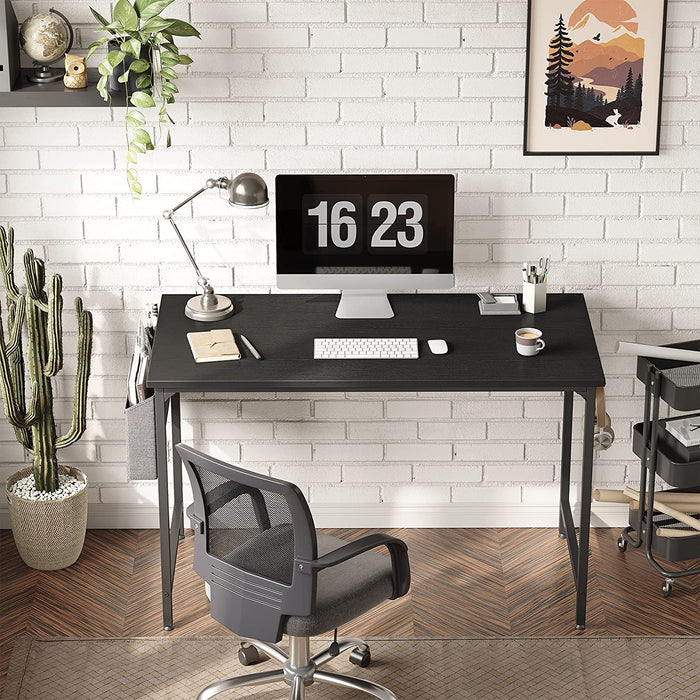 55″ Black Computer Desk for Home Office