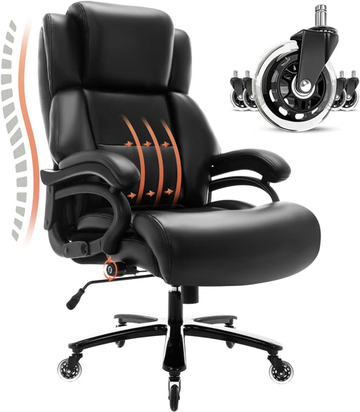 Ergonomic 400Lbs Office Chair with Adjustable Support