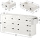 White 8-Drawer Dresser with Charging Port