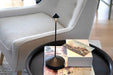 Pina Pro LED Table Lamp in Dark Grey, Indoor/Outdoor