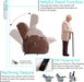 Power Recliner Chair with Vibration Massage