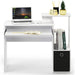 White/Black Econ Desk for Home Office