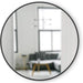 Modern round Rubber Wall Mirror