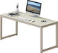 55-Inch Silver Computer Desk for Home Office