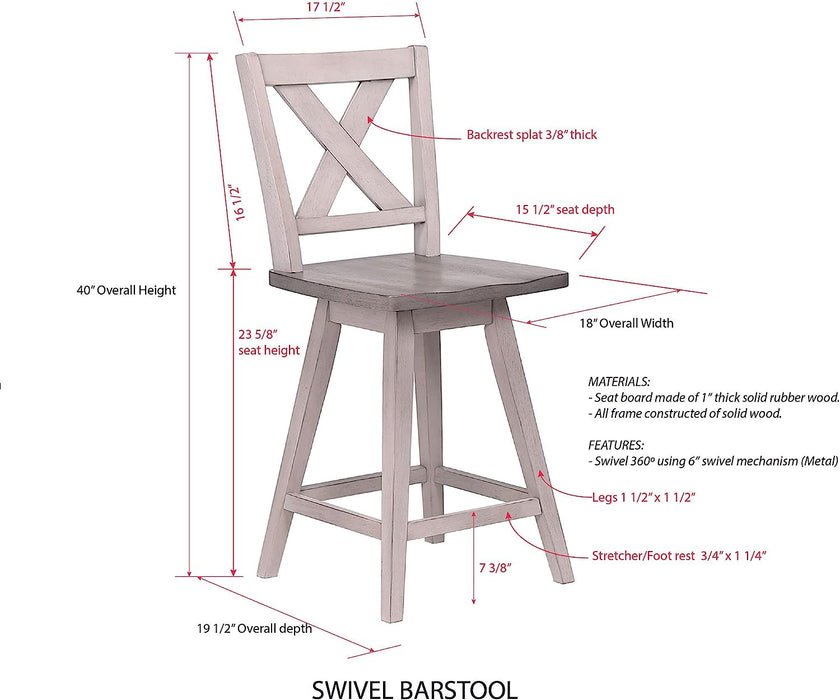 Figaro Counter Height Storage Dining Set