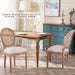 Rattan French Country Dining Chairs Set of 4