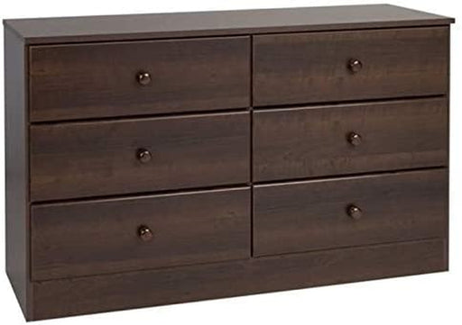 Astrid 6-Drawer Double Dresser, Espresso