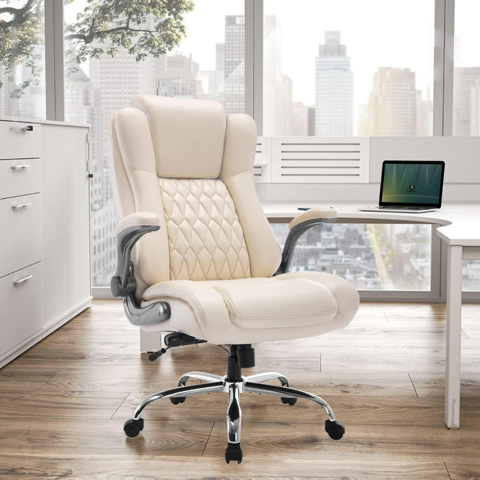 Ergonomic Executive Office Chair with Adjustable Features